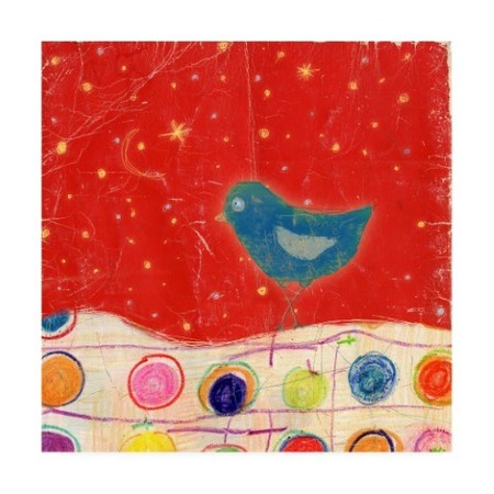 Ingrid Blixt 'Feathers, Dots And Stripes VIII Childrens Art' Canvas Art,35x35